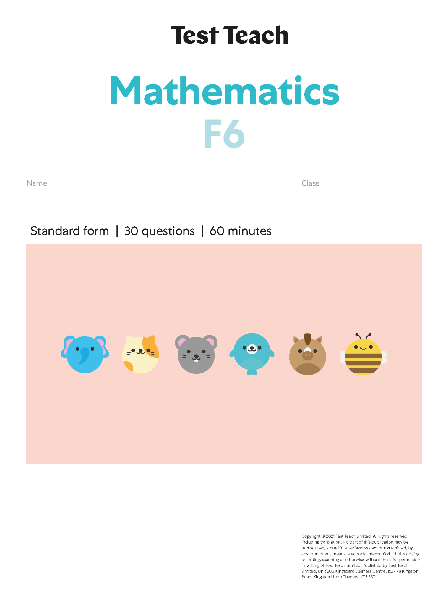 Mathematics | F6 - Test Teach