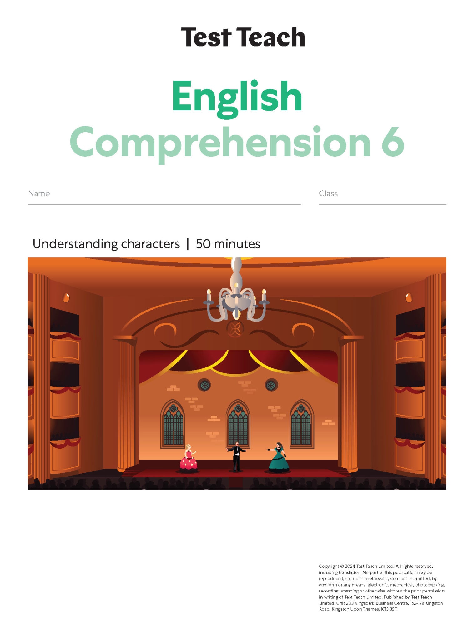 English | Comprehension 6 - Test Teach