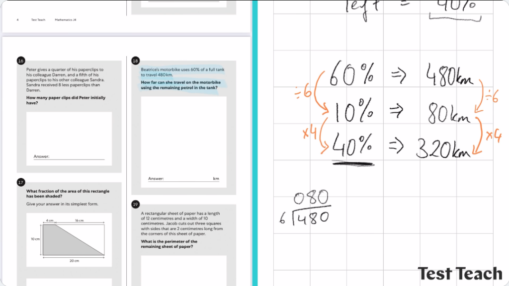 Dashboard Test Teach